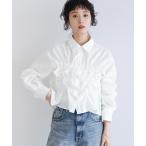 ブラウス シャツ シャーリングデザインブラウス レディース