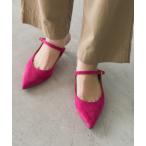 パンプス 「追加」4.5cmポインテッドストラップミュール