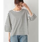 「GLOBAL WORK」 半袖Tシャツ MEDIUM ホワイト×ブラック レディース
