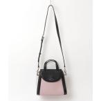 「kate spade new york」 ストライプ柄2WAYバッグ - ピンク レディース