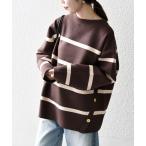 「SHIPS any」 長袖ニット ONE SIZE ブラウン レディース