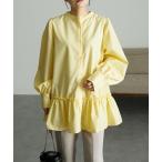 [RANAN] длинный рукав туника LL желтый женский 