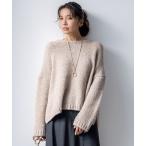 「23区」 長袖ニット 38 ベージュ レディース