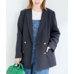 「B.C STOCK」 テーラードジャケット FREE ネイビー レディース