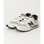 「New Balance」 ローカットスニーカー 23.5cm オフホワイト レディース