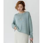 「23区」 長袖ニット 38 グリーン レディース