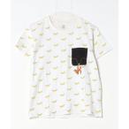 [Design Tshirts Store graniph] короткий рукав футболка [CURIOUS GEORGE сотрудничество ] S белый мужской 