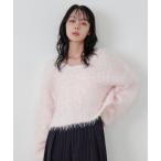 「LIAN」 長袖ニット FREE ピンク レディース