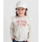 tシャツ 肩フリル長袖Tシャツ キッズ 子供服 女の子
