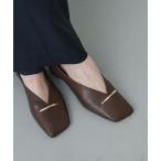 ショッピングオブ シューズ 「抗菌」スクエアカットフラットシューズ レディース