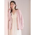 パジャマ ルームウェア 「Milcrea」ケーキ釦ニットカーディガン レディース