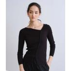 ショッピングサンヨー ニット セーター 「オールシーズン活躍」アシンメトリー変形Ｖネックプルオーバー レディース