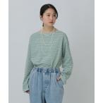 tシャツ 細ピッチボーダーロンT　634629 レディース