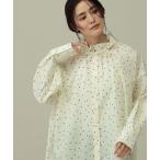 フリルネックブラウス / 642697 レディース