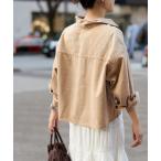 ショッピング綿100 ブラウス シャツ 「追加」ライトオンスデニムクロップドシャツ レディース