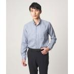  формальный рубашка e Blit хлопок oks серебристый жевательная резинка проверка кнопка-застежка down рубашка - легкий утюг - мужской 