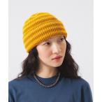 ショッピングニット帽 ニット帽 ニットキャップ 「別注」LEUCHTFEUER / 2トーン ボーダー ワッチキャップ レディース