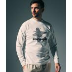 tシャツ 1PIU1UGUALE3 RELAX × Mark Gonzales(ウノピゥウノウグァーレトレ リラックス)グラデーションラインストーン