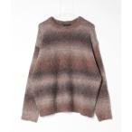 [RAGEBLUE] длинный рукав вязаный L Brown мужской 