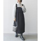 「SHIPS any」 サロペットスカート ONE SIZE ブラック レディース