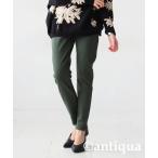 [antiqua] обтягивающий брюки M хаки женский 
