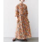 「SHIPS any」 シャツワンピース ONE SIZE ベージュ レディース