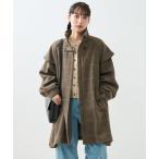 [FREAK'S STORE] пальто с отложным воротником свободный Brown женский 