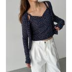 [CANAL JEAN] вязаный ансамбль ONE SIZE темно-синий женский 