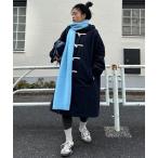 「WILLOW」 ダッフルコート ONE SIZE ネイビー レディース