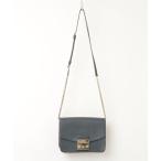 「FURLA」 ワンポイントショルダーバッグ - ブルー レディース