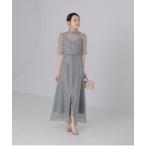 「Leja」 コンビワンピース MEDIUM グレー レディース