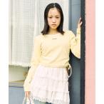 ショッピングlovetoxic tシャツ ドロストクロップドテレコ長袖T キッズ 子供服 女の子