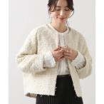 ショッピングリボン コート アウター ＬＵリボンツイードジャケット レディース