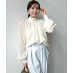 ブラウス シャツ キュプラコットンボリュームブラウス レディース