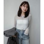 tシャツ シアーコンパクトロングTシャツ レディース