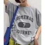 「niko and...」 半袖Tシャツ MEDIUM ライトグレー レディース