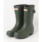 「HUNTER」 レインブーツ 38 グリーン レディース