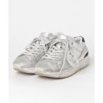 「Onitsuka Tiger」 ローカットスニーカー 24cm シルバー レディース