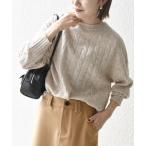 「SHIPS any」 長袖ニット ONE SIZE ベージュ レディース