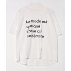 「GLOBAL WORK」 半袖Tシャツ M ホワイト レディース