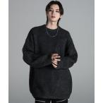 [ADRER] длинный рукав вязаный X-SMALL угольно-серый мужской 