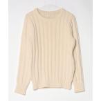 [KURO] длинный рукав вязаный 0 белый мужской 