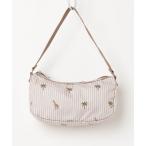 「LeSportsac」 ストライプ柄ハンドバッグ - ベージュ レディース