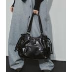 ハンドバッグ スタッズ エナメル ドロスト ハンドバッグ 「2WAY」