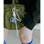 キーホルダー レザーノットロングキーチャーム