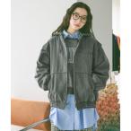 ブルゾン アウター ヴィンテージマルチWAYフードブルゾン レディース