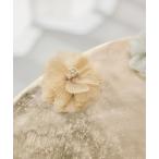 ブローチ お花シアーコサージュ レディース