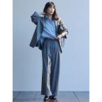 ショッピングリボン パンツ ウールリボンベルトパンツ レディース