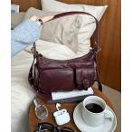 ショルダーバッグ バッグ アイレットベルトポケットショルダーバッグ レディース