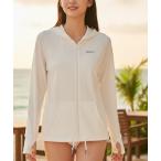 ラッシュガード 「ROXY/ロキシー」AURORA　水陸両用　長袖　ドローコード付き　ジップアップパーカーラッシュガード(水着) レディース